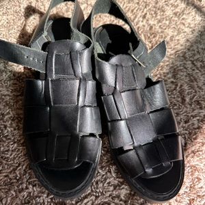 MIA Real Leather Sandals